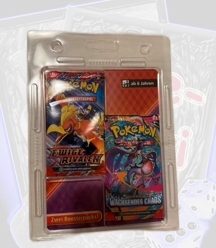 Pokémon Blister ewige Rivalen & wachsendes Chaos 2-Pack(DE) DRI CRI