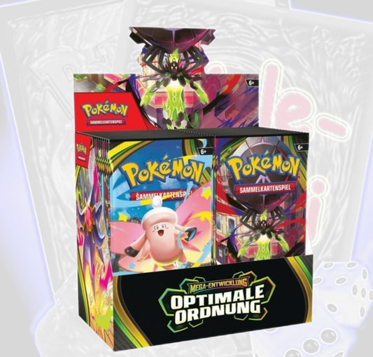 Pokémon optimale Ordnung 36 Booster Display (DE) POR ME03