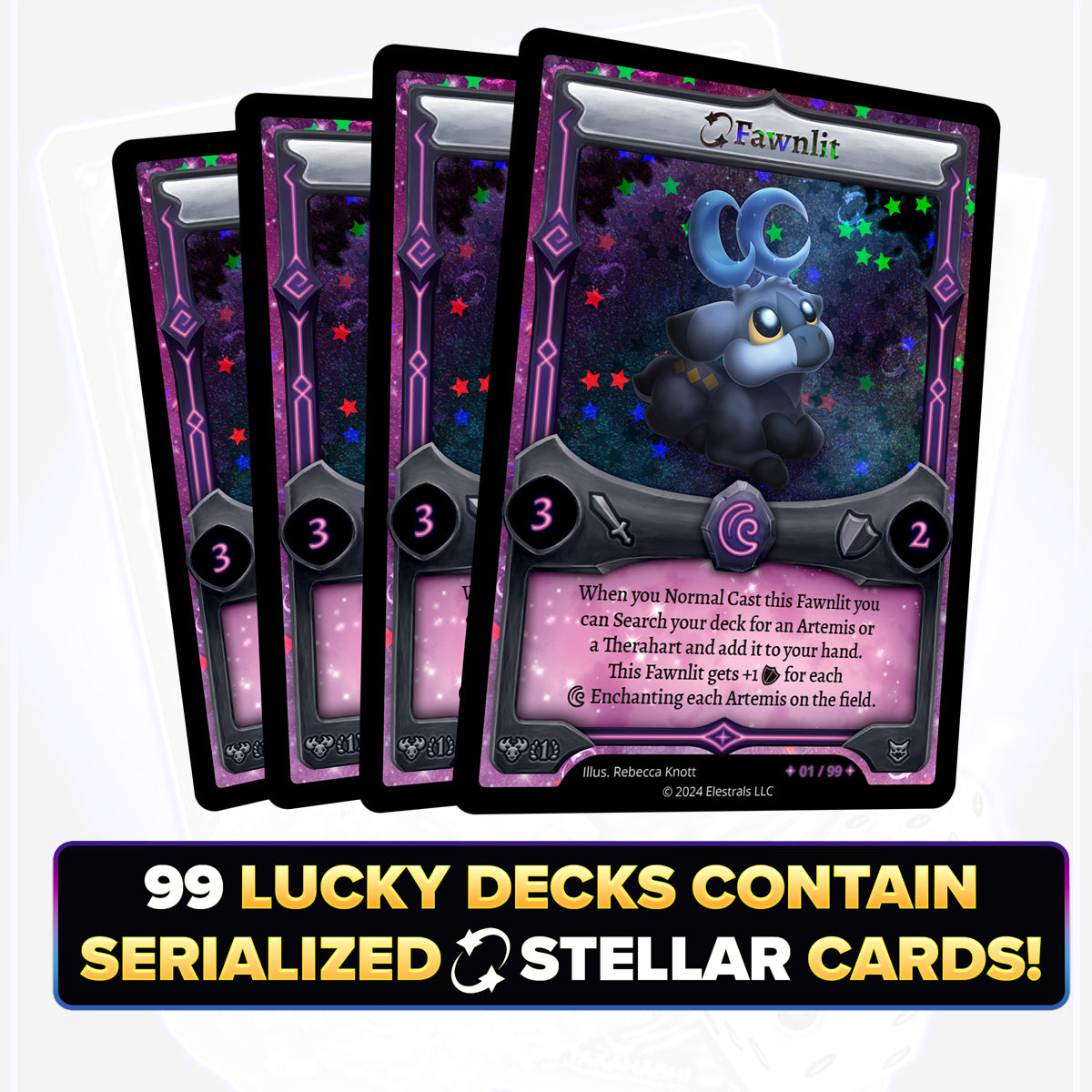 Elestrals Moonrise Starterdeck  Posthumoose mit 3 Booster Packs (EN) 