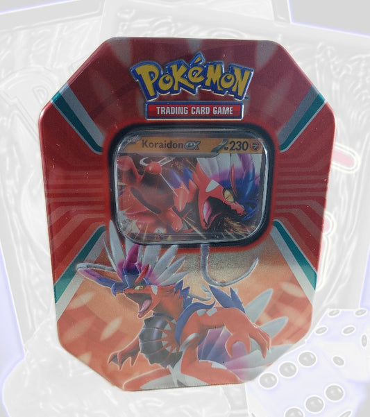 Paldea Legends Tin Koraidon ex SVP Booster Pokemon