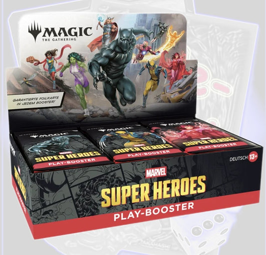 MTG Magic: The Gathering Marvel Super Heroes Play-Booster Display (DE)