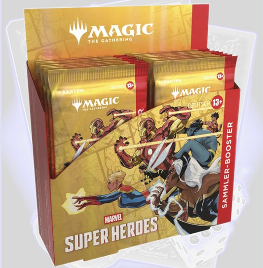 MTG Magic: The Gathering Marvel Super Heroes Sammler-Booster Display (DE)