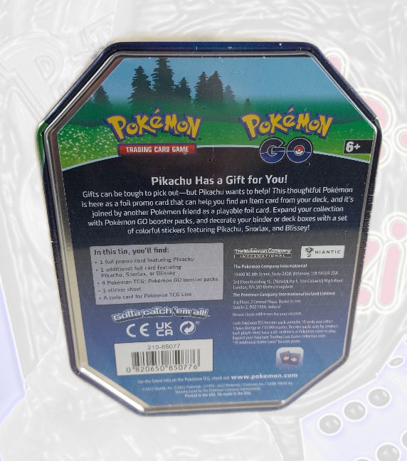 Pokemon Go Tin Pikachu en