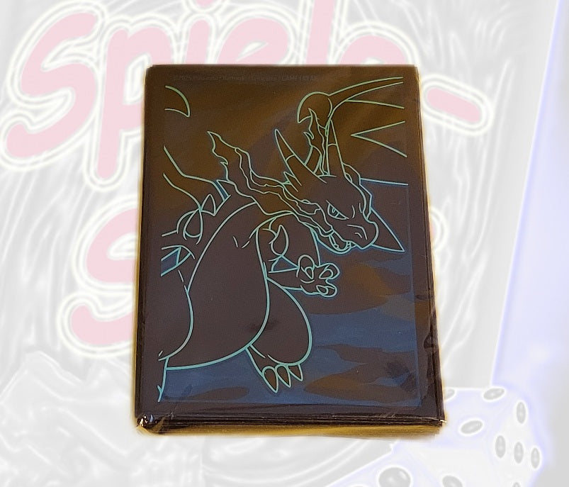 Pokemon Kartenhüllen Sleeve 65 Stk Glurak fatale Flammen
