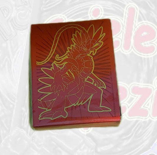 Pokemon Kartenhüllen Sleeve 65 Stk Koraidon Karmesin und Purpur
