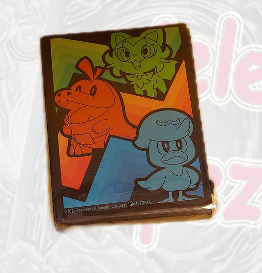 Pokemon Kartenhüllen Sleeve 65 Stk Felori, Krokel, Kwaks Entwicklungen in Paldea