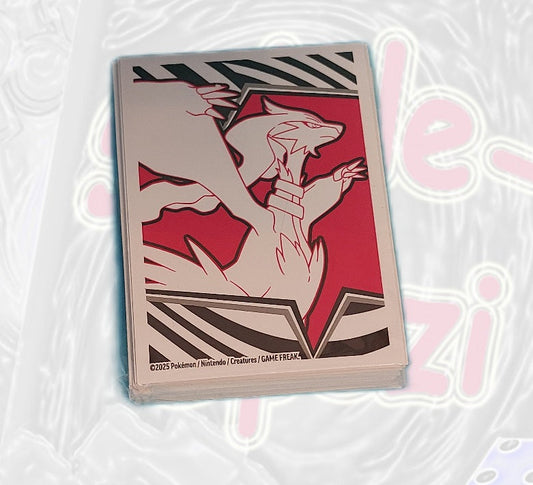 Pokemon Kartenhüllen Sleeve 65 Stk Reshiram weiße Flammen