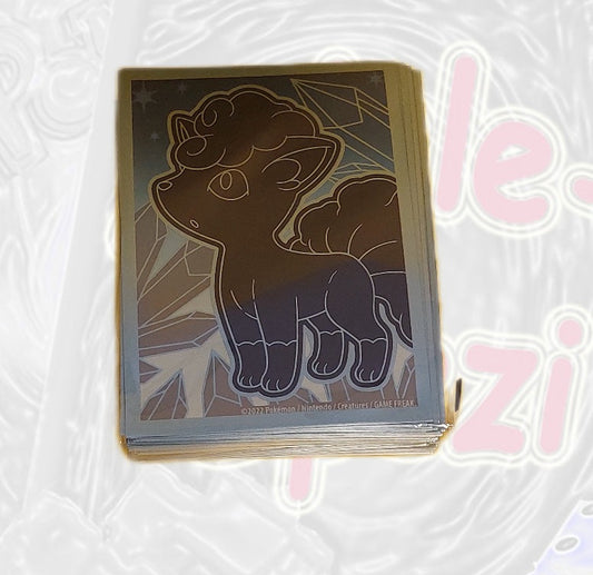 Pokemon Kartenhüllen Sleeve 65 Stk Vulpix silberne Sturmwinde