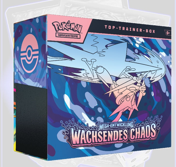 Pokémon wachsendes Chaos Top-Trainer Box TTB (DE) CRI ME04
