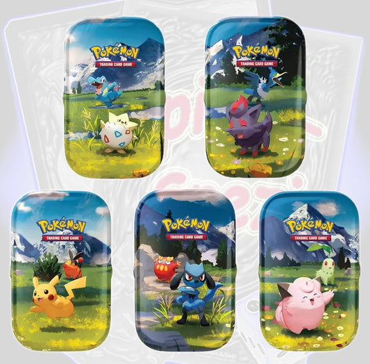 Pokémon Erhabene Helden Mini Tin Display (DE) ASC ME02.5